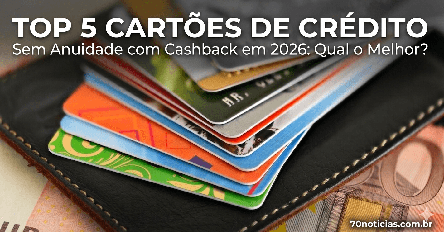 Melhores cartões de crédito com cashback em 2026