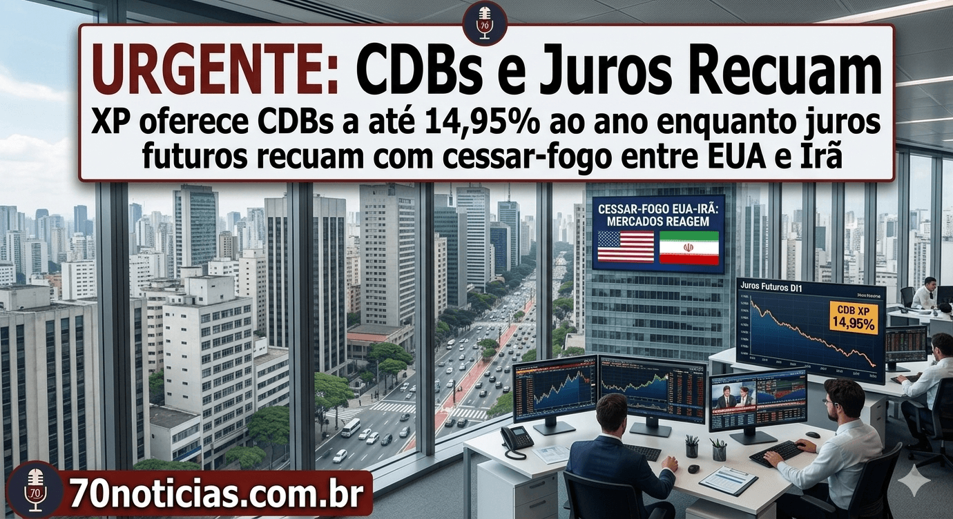 CDBs da XP Investimentos com taxas de até 14,95% ao ano em 2026