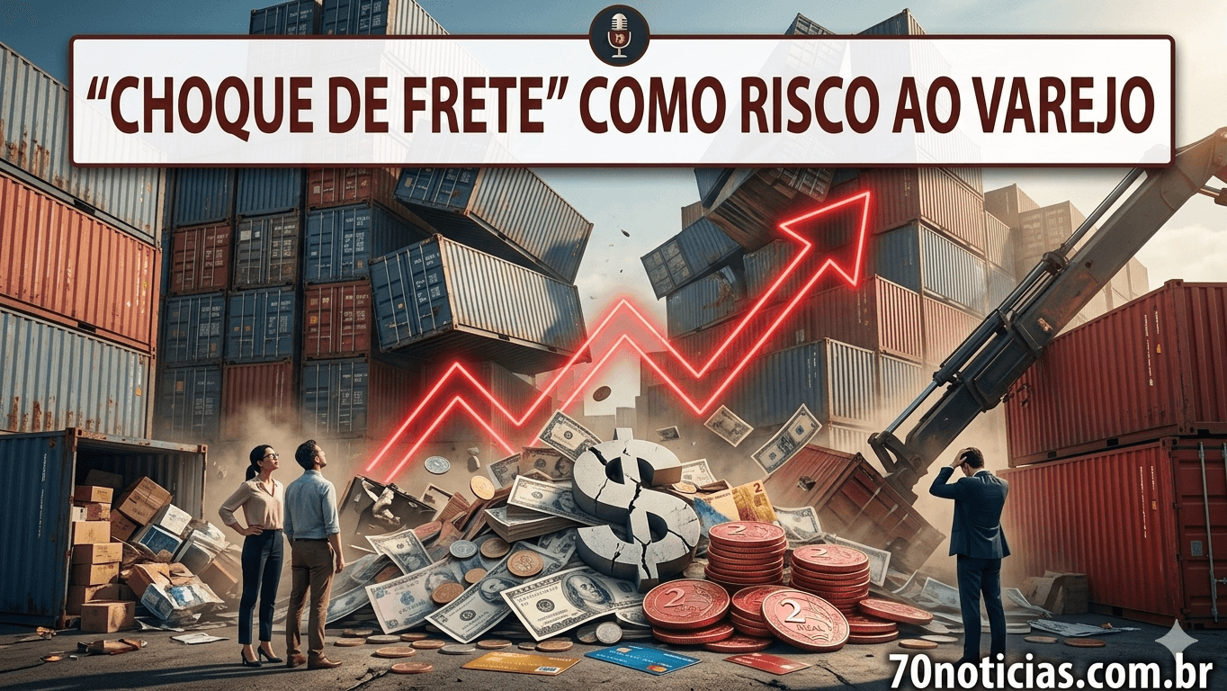 Gráfico de projeção do IPCA 2026 e análise econômica da XP Investimentos para o varejo