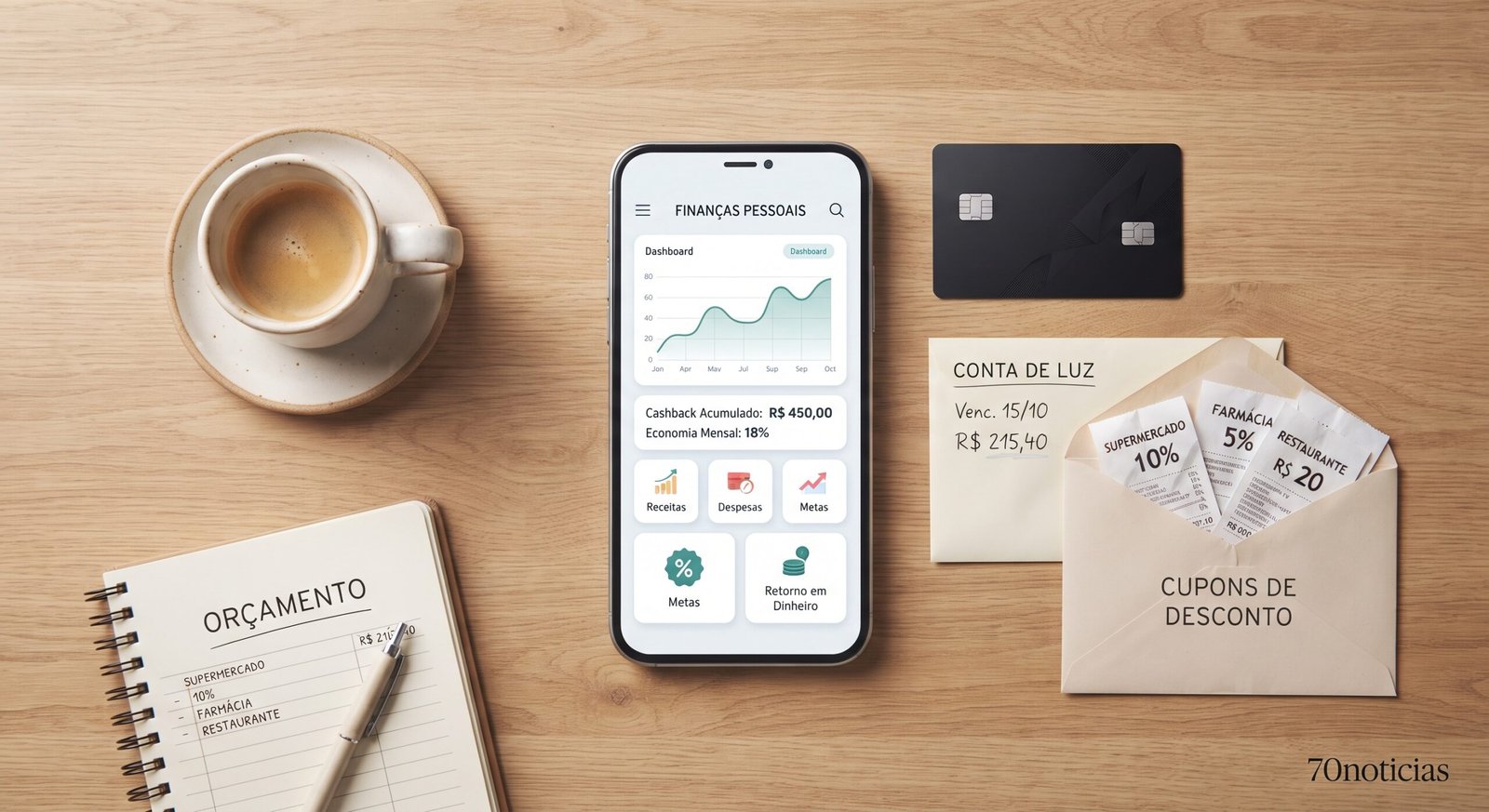 imagem ilustrativa sobre milhas cashback e cupons em 2026